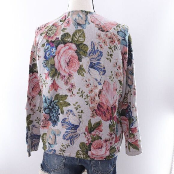 Angel of the North | Floral Lambswool Sweater XS - Picture 5 of 8